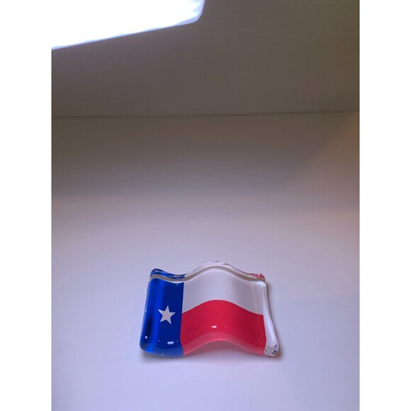 FITZ & FLOYD TEXAS FLAG GLASS MENAGERIE - Picture 3 of 4